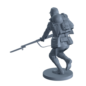 Japanese Soldier Running