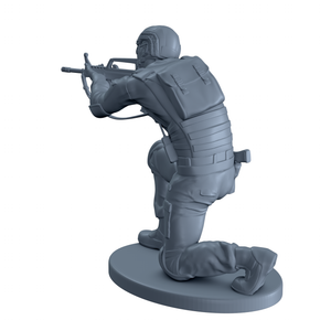 PLA Soldier Kneeling
