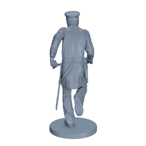American Civil War Naval Officer Running