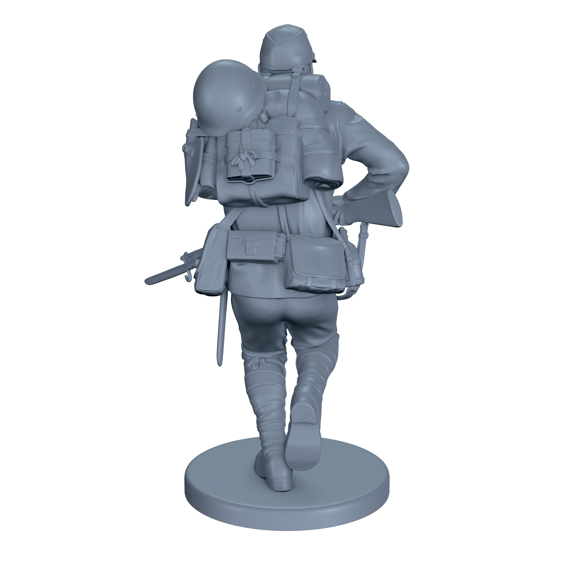 Japanese Soldier Running