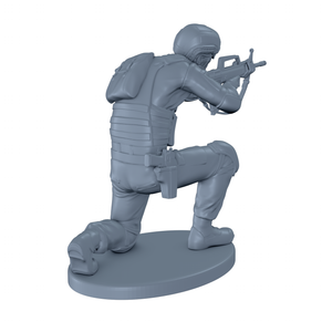 PLA Soldier Kneeling