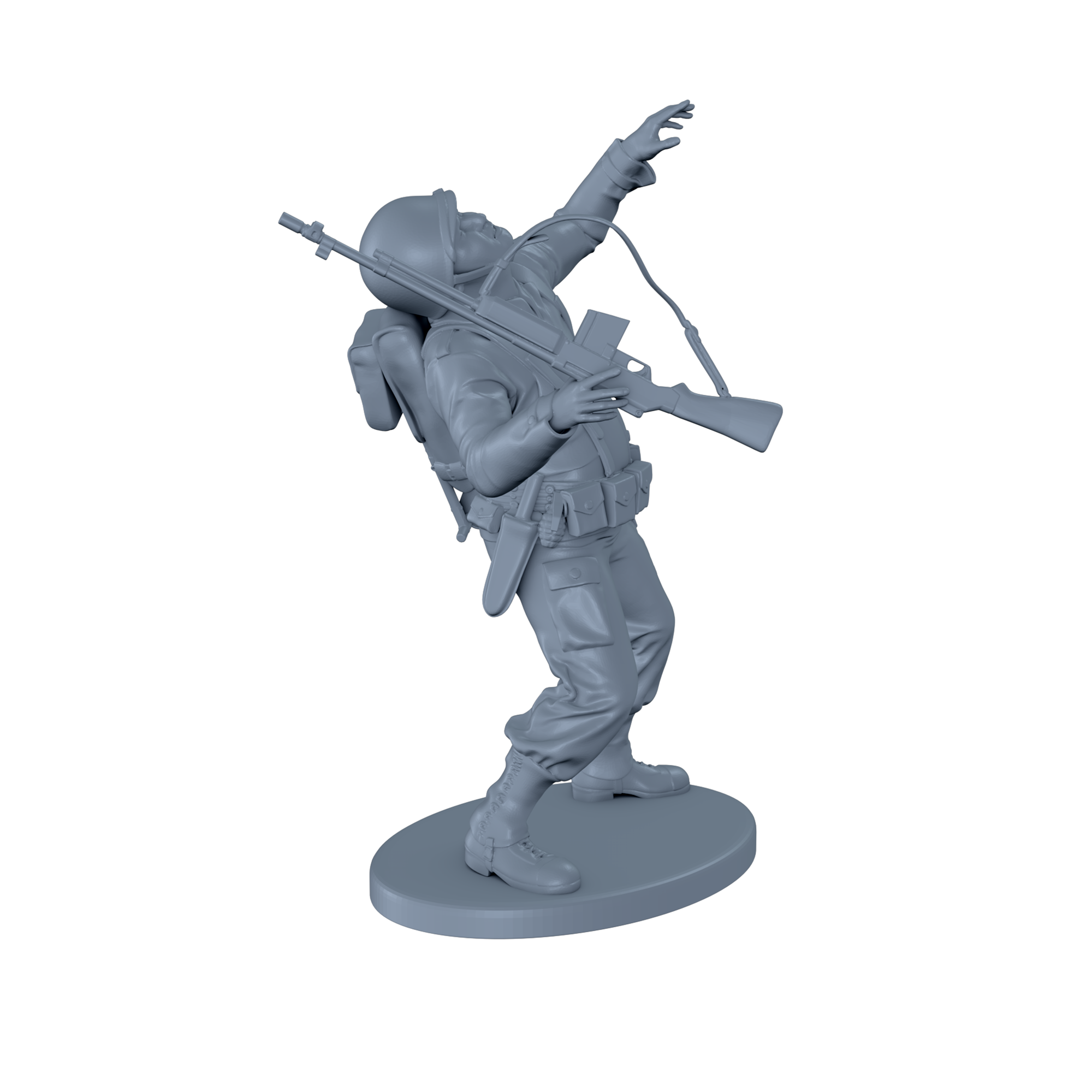Shot American Soldier