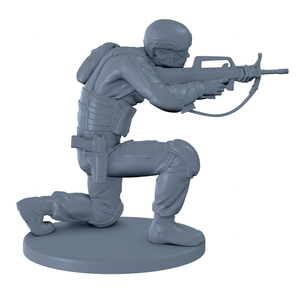 PLA Soldier Kneeling