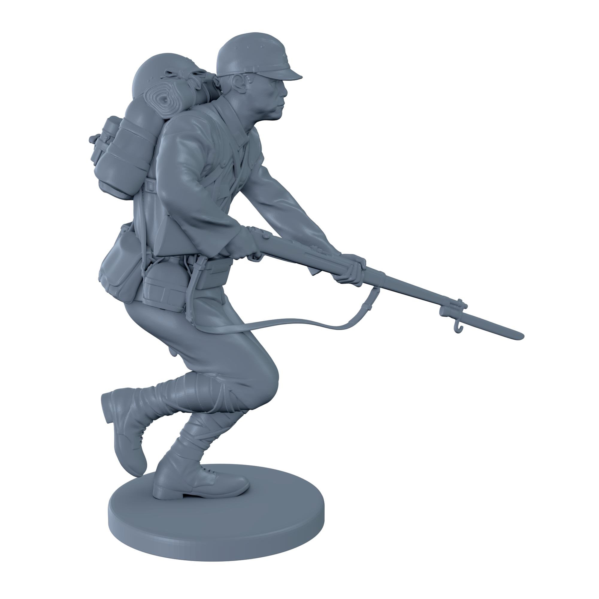 Japanese Soldier Running