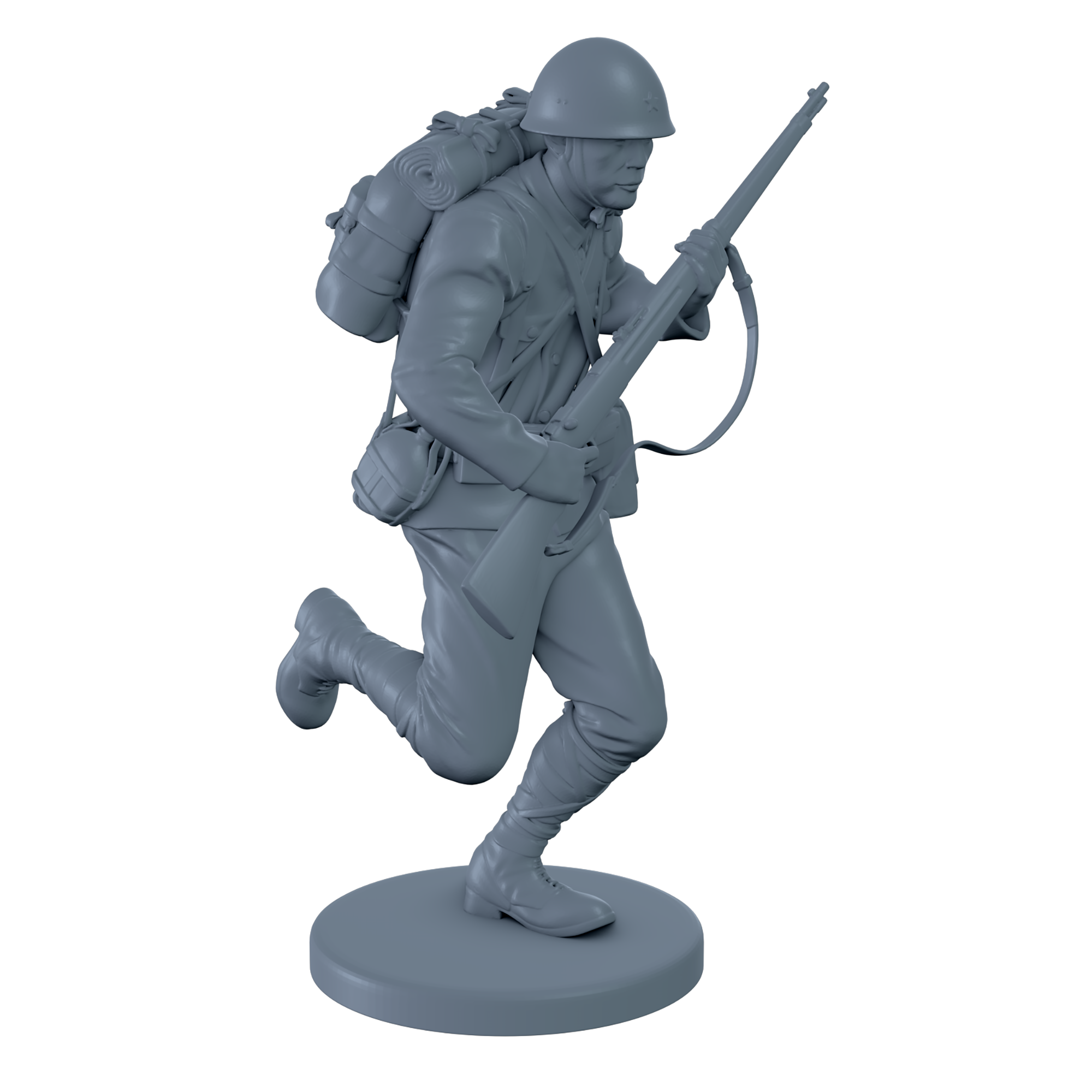 Japanese Soldier Running