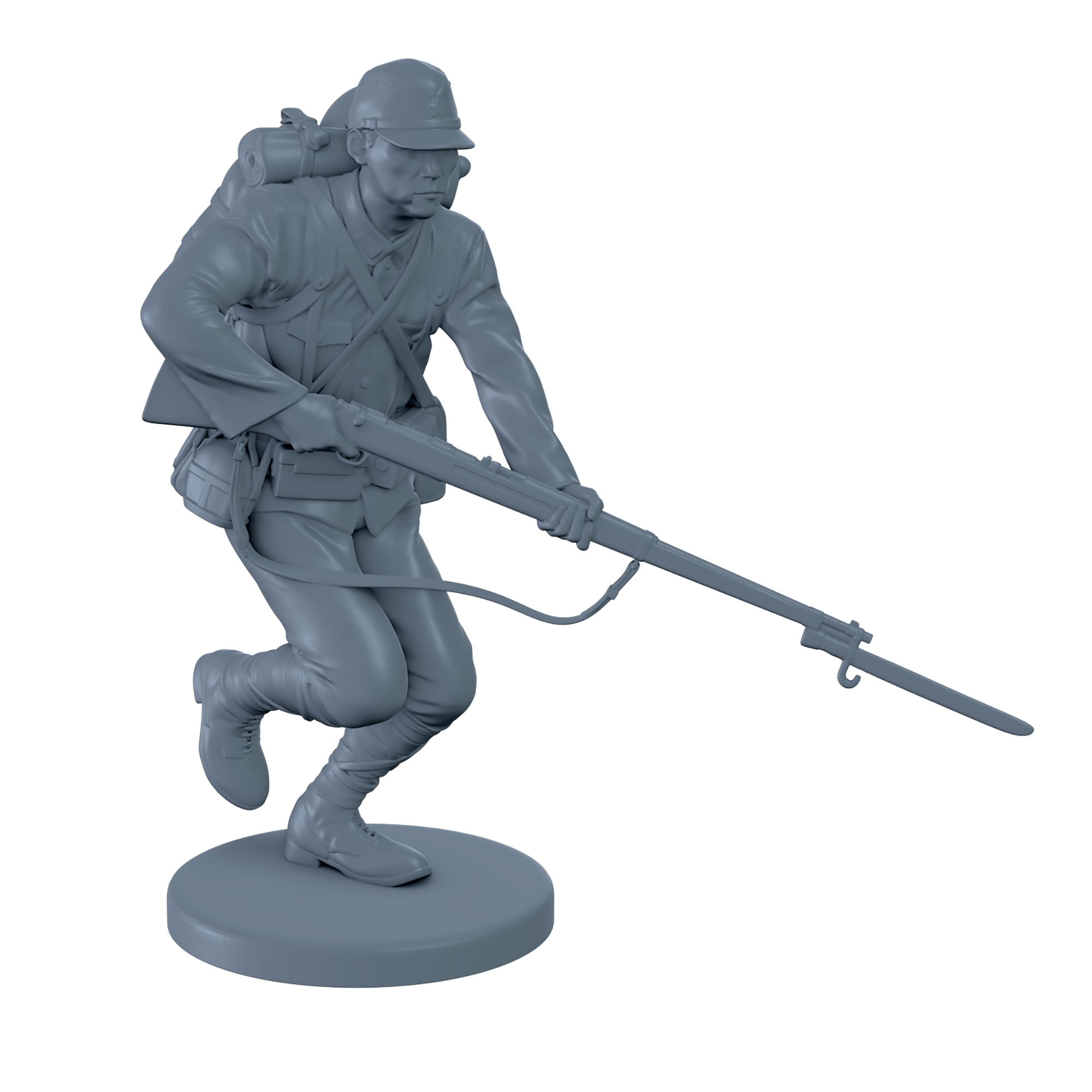 Japanese Soldier Running