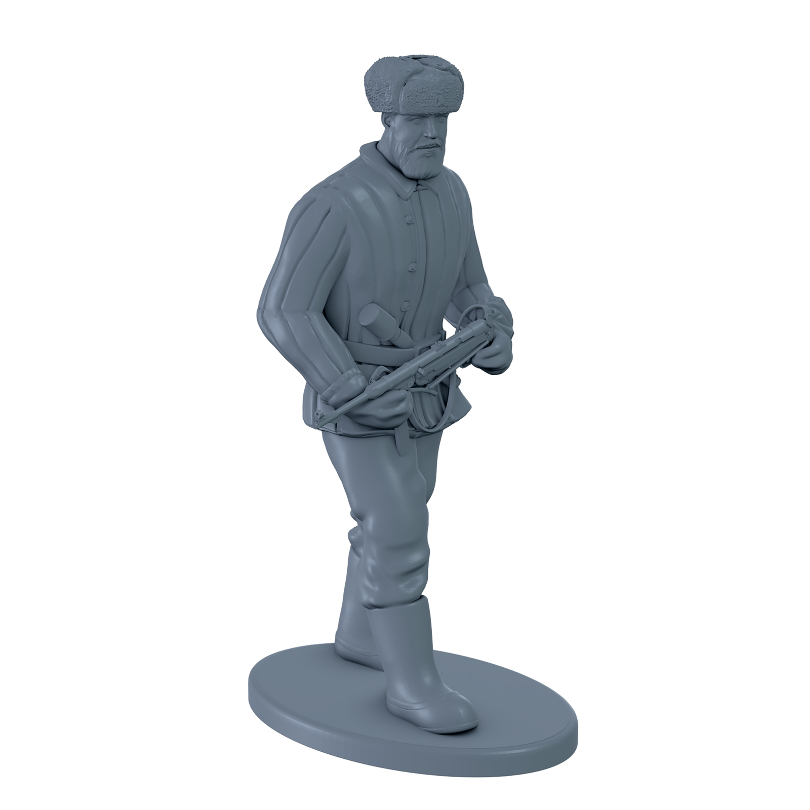 Russian Partisan with MP-40