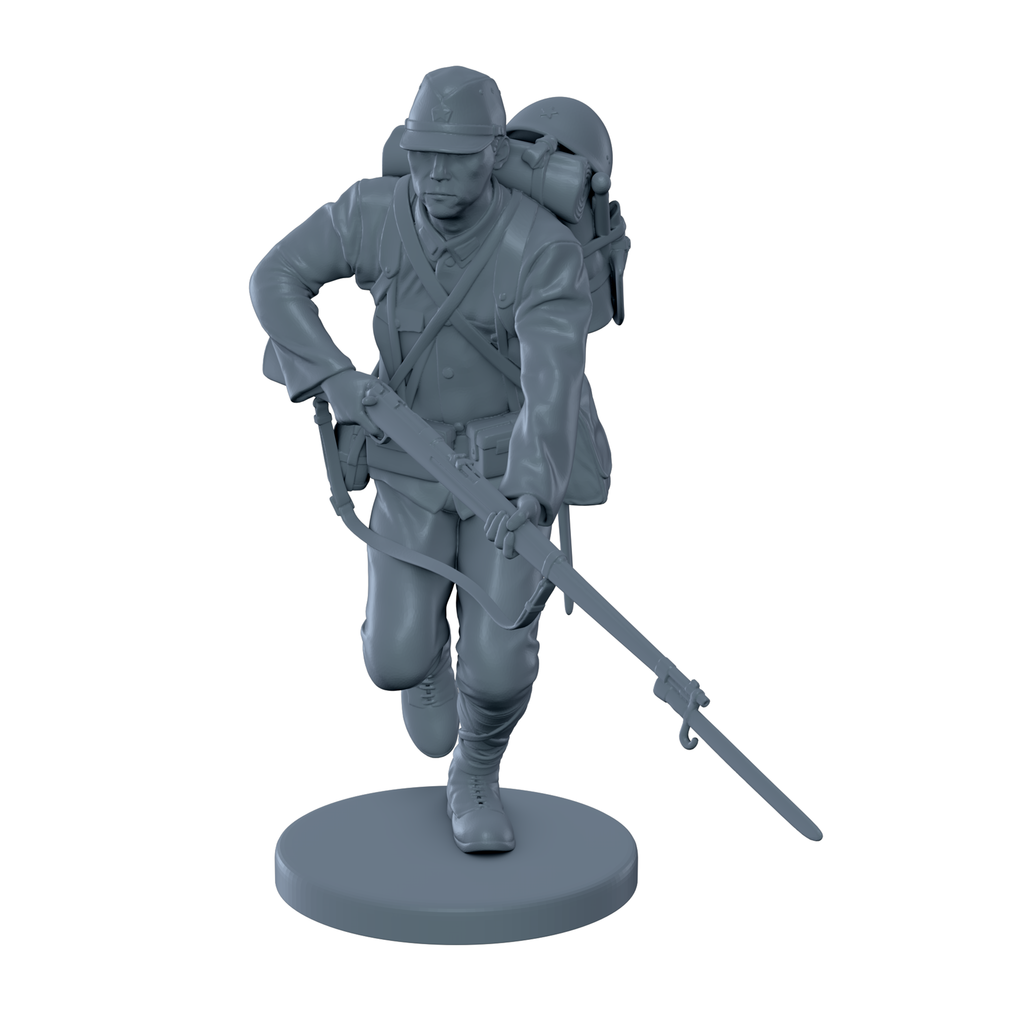 Japanese Soldier Running