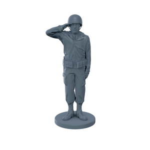 American Soldier Saluting