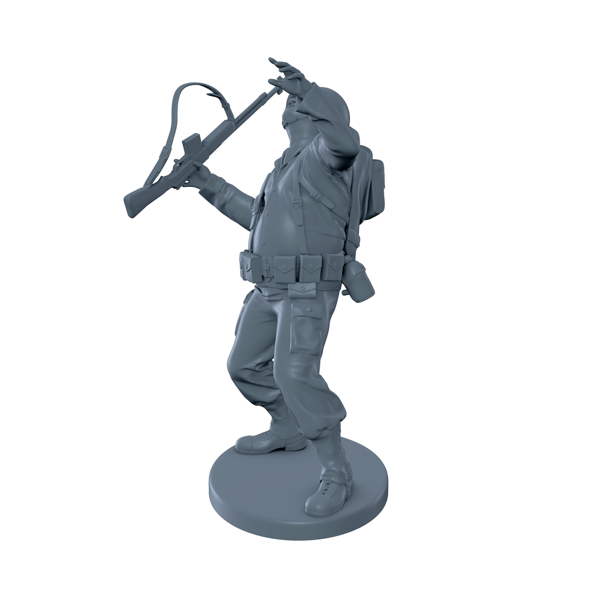 Shot American Soldier