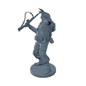 Shot American Soldier