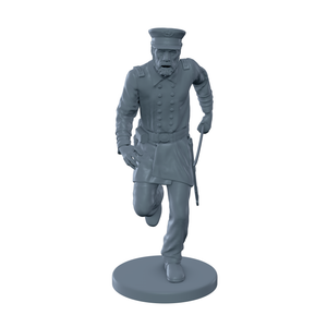 American Civil War Naval Officer Running