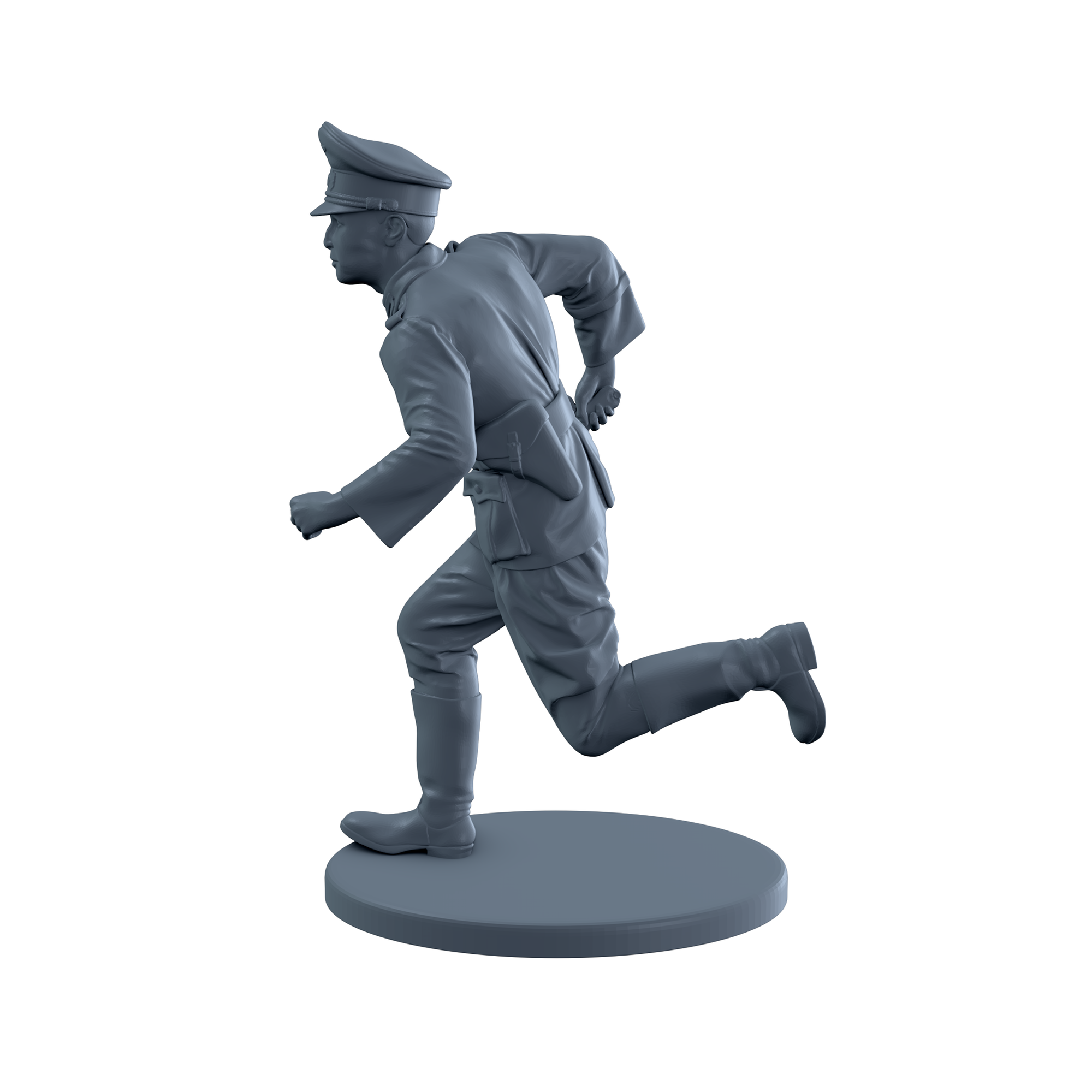 German Officer Running