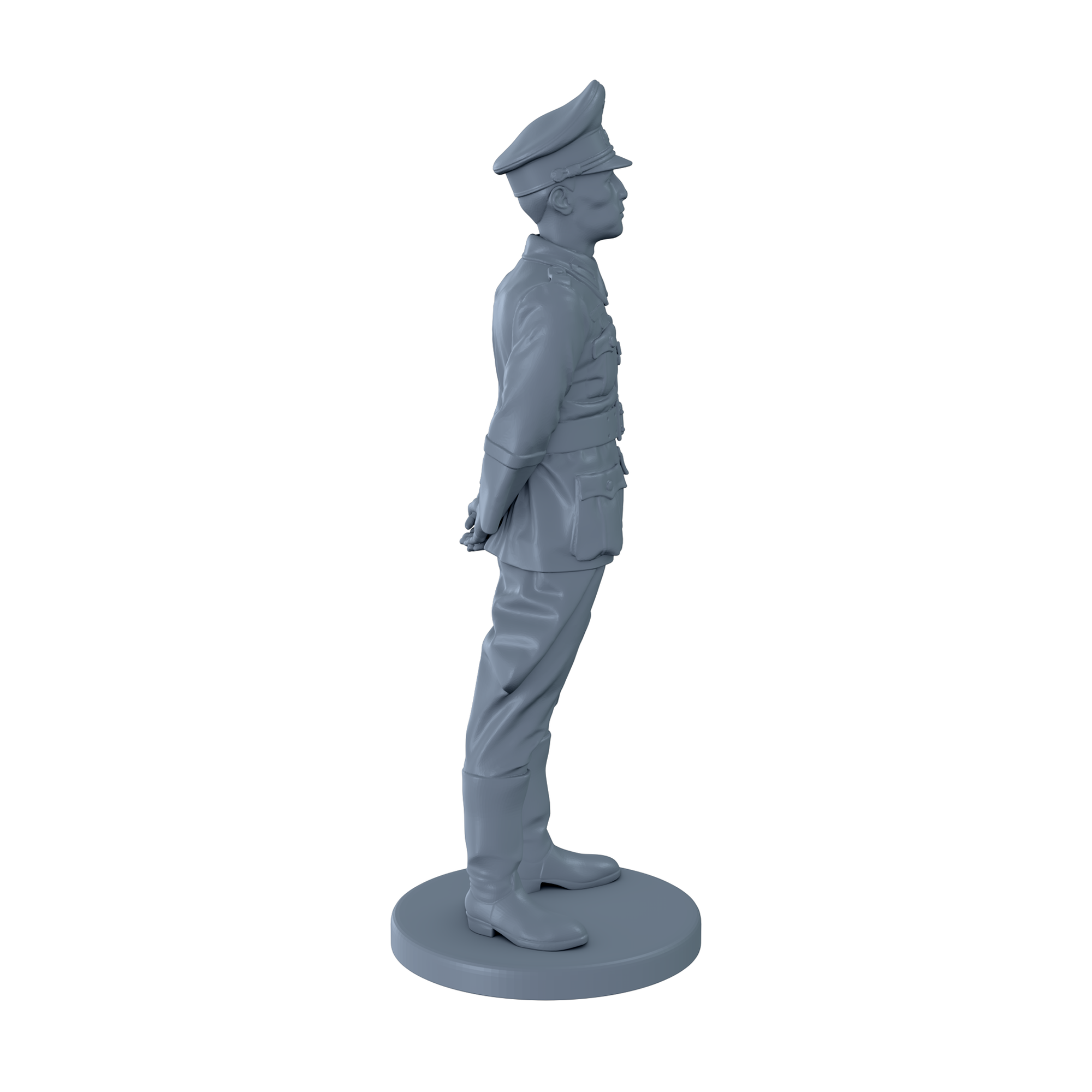 German Officer Standing