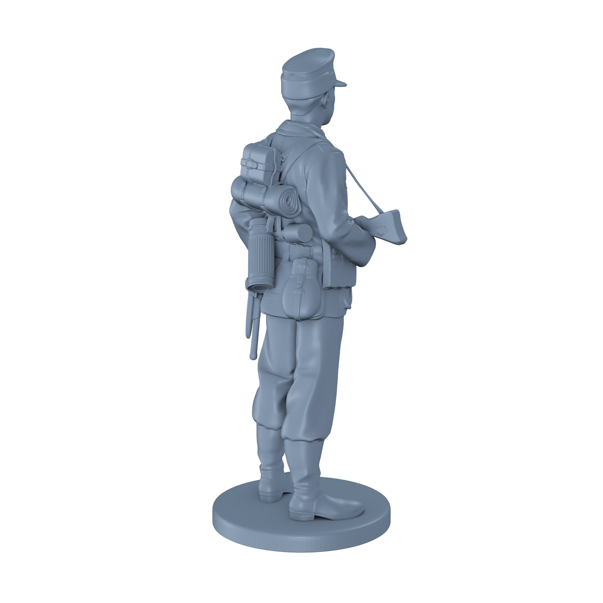 Late War German Soldier Standing