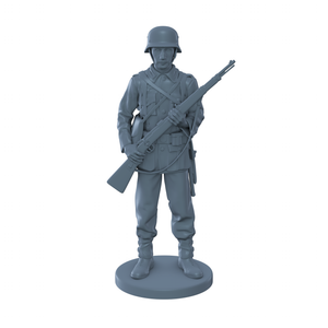 German Soldier Standing Guard
