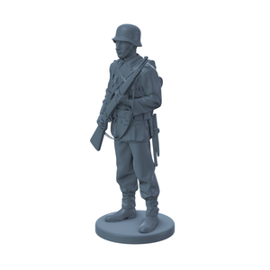 German Soldier Standing Guard