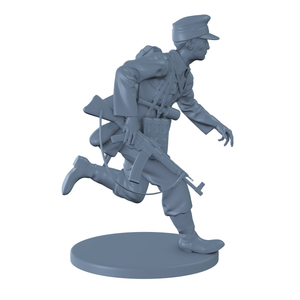 Late War German Soldier Running