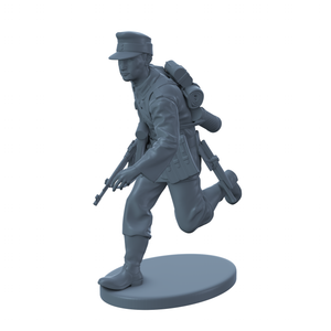 Late War German Soldier Running